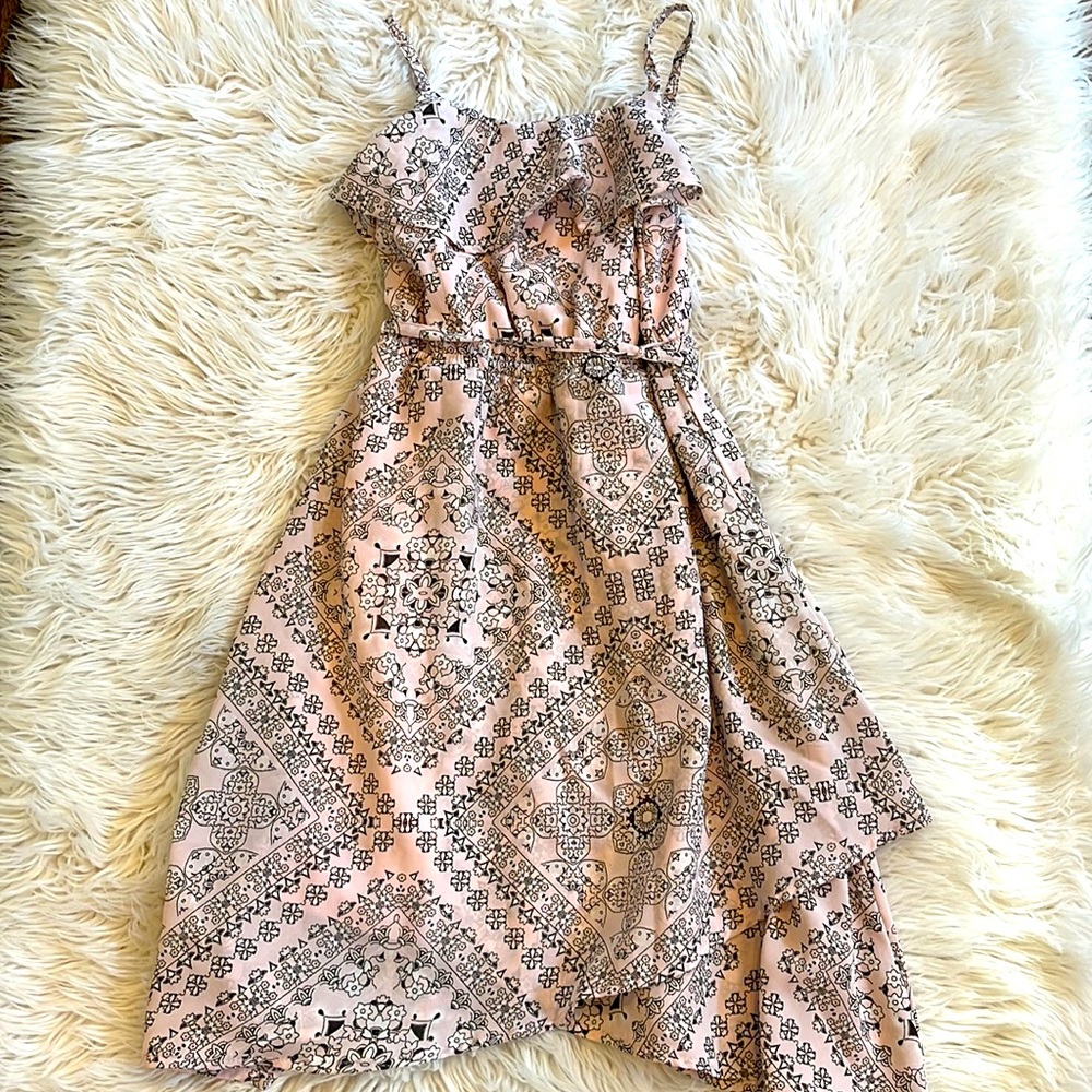 Girls flow paisley dress